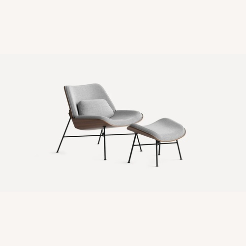 Used Vesper Chair with Ottoman for sale on AptDeco