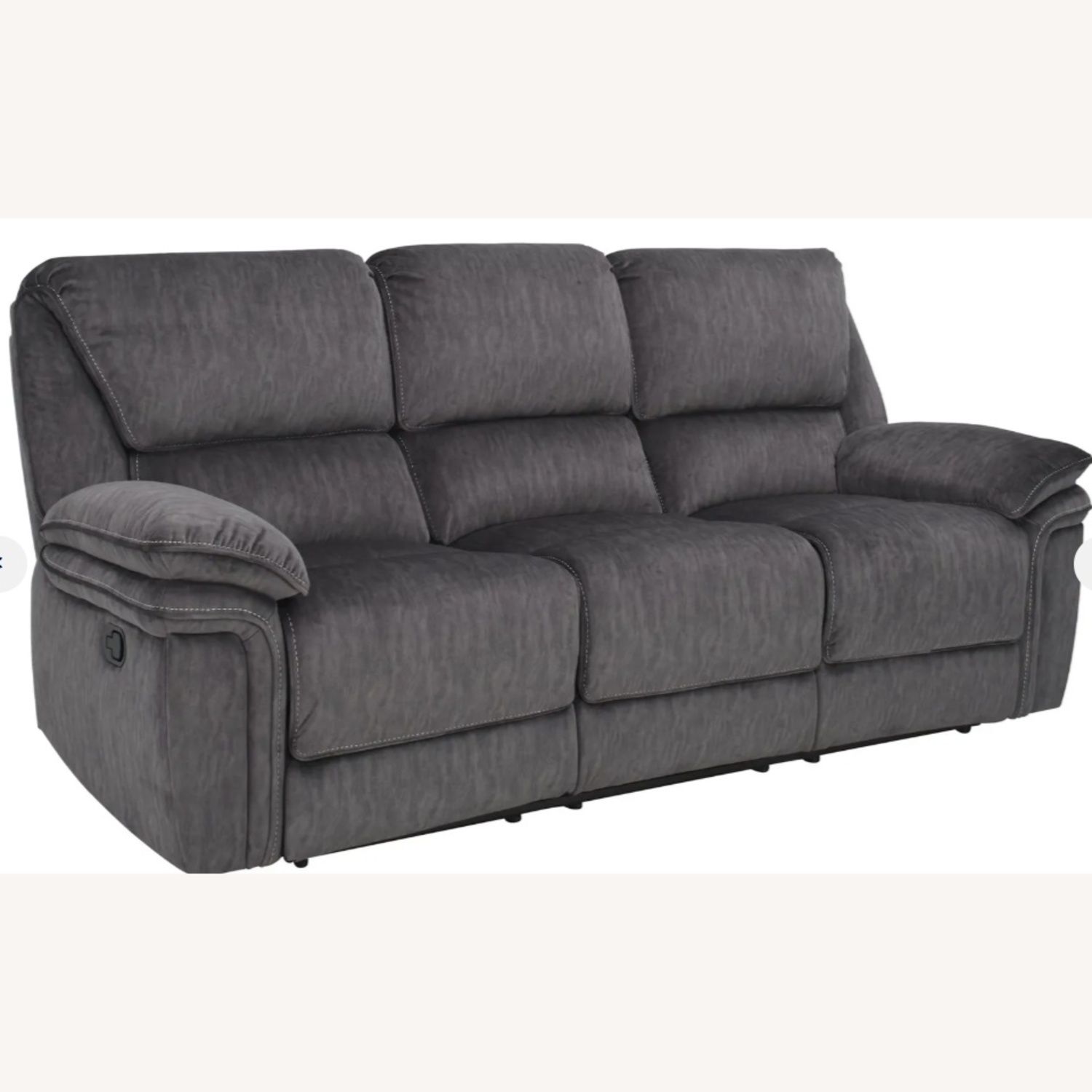 Raymour & Flanigan Sofa with Recliner on Both Sides - image-0