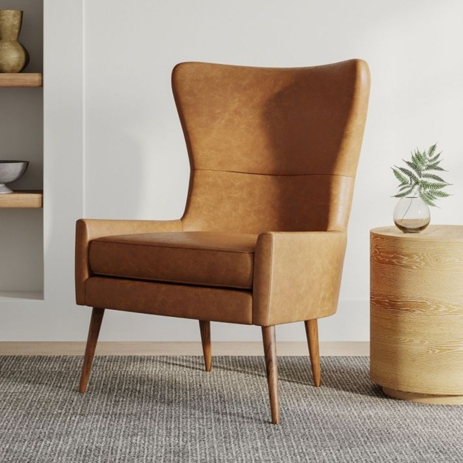 West Elm Erik Wingback Chaid - image-5