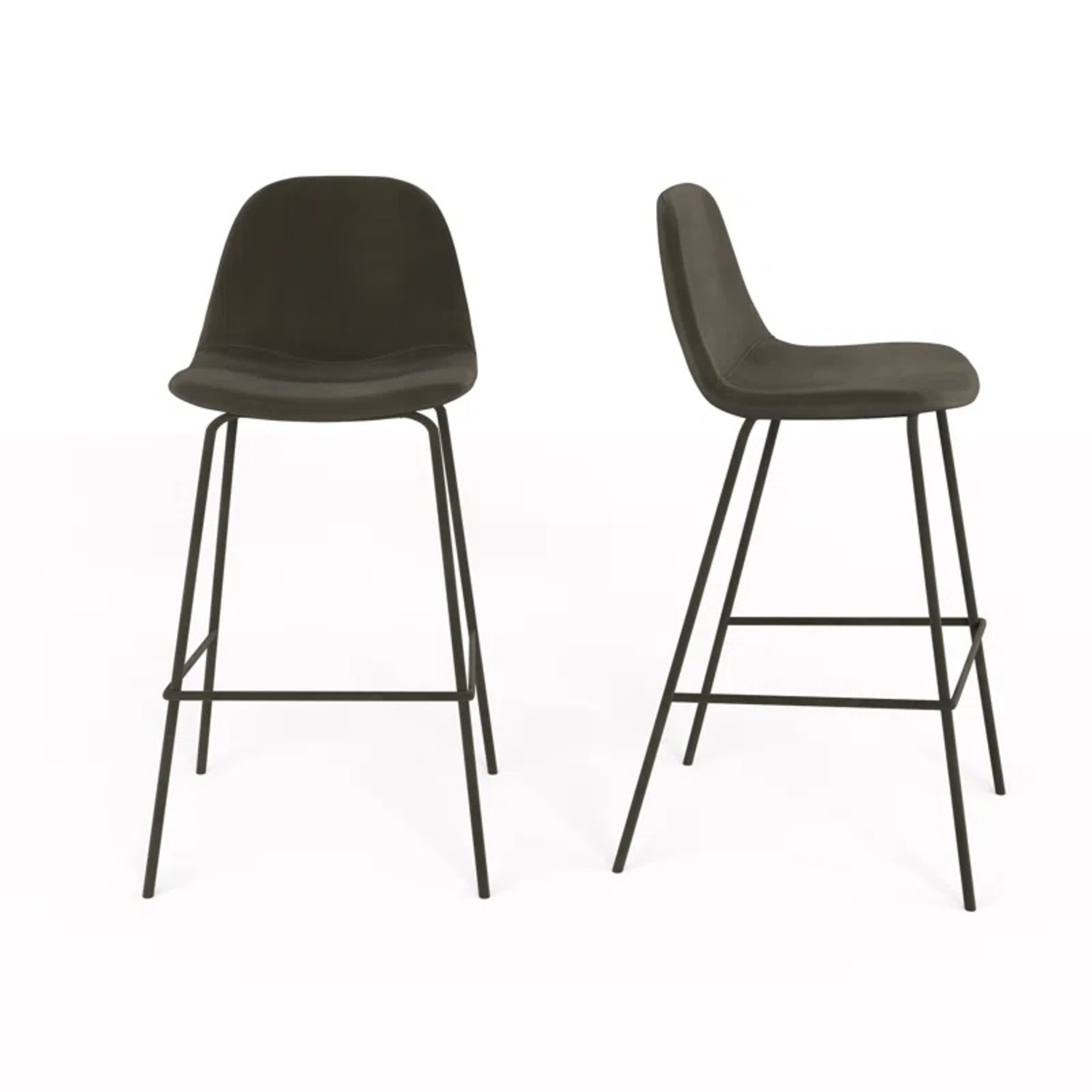 AllModern Kody Upholstered Counter Stool 23.5" Seat Height - image-4