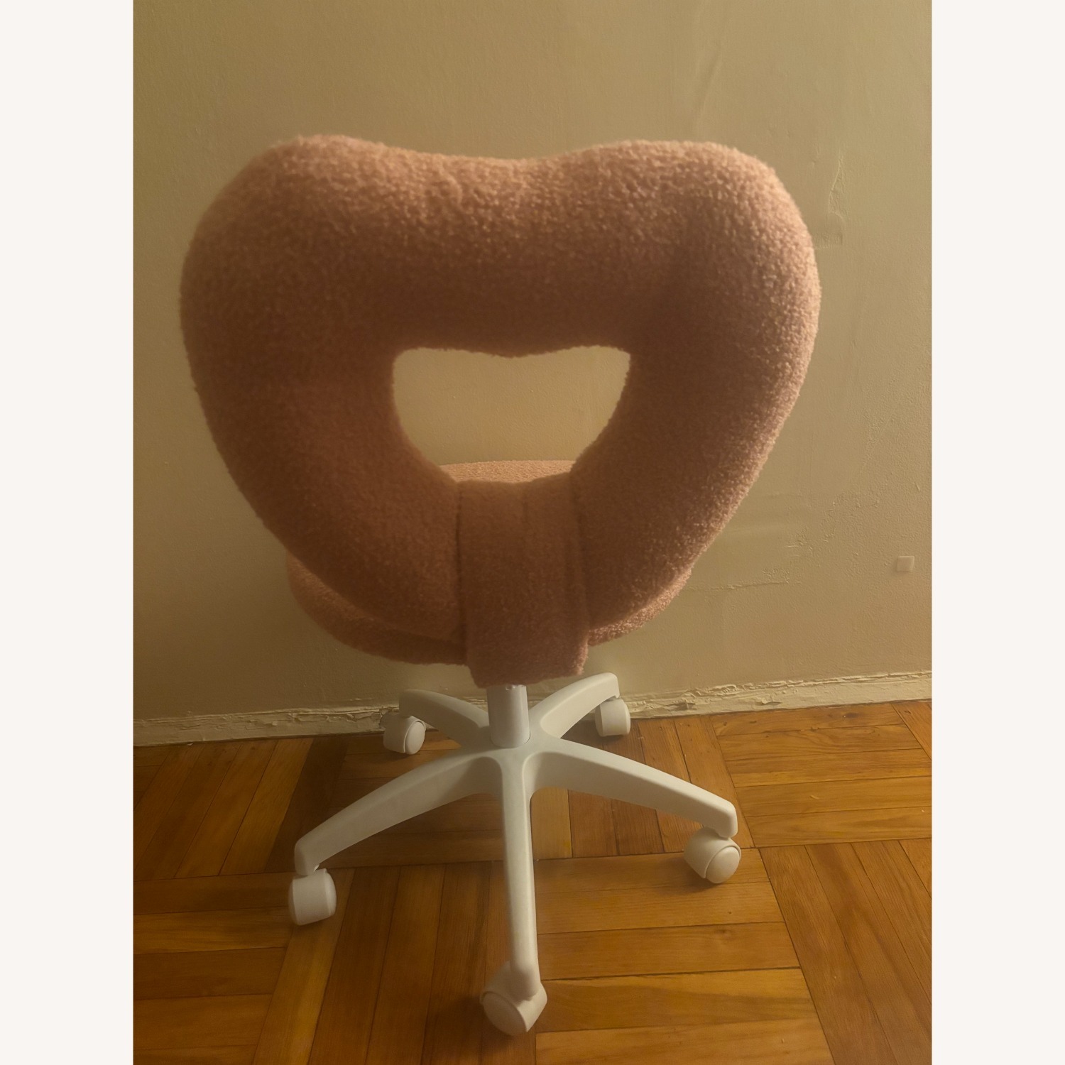Target Pink Heart Rolling Chair - image-3