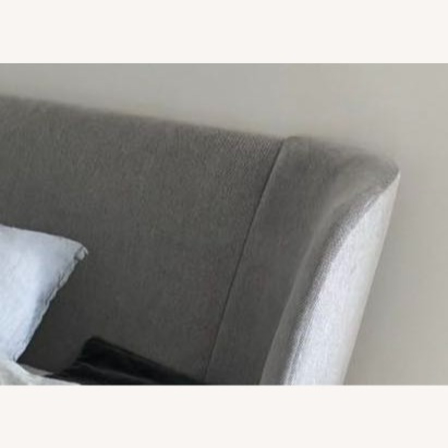 IKEA TUFJORD Grey King Size Upholstered Bed Frame - image-3