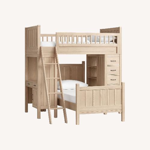 Used Pottery Barn Kids Camp Bunk Bed System for sale on AptDeco