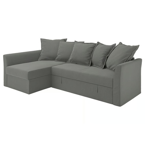 Used IKEA HOLMSUND Dark Grey 3-seat Sleeper Sofa for sale on AptDeco