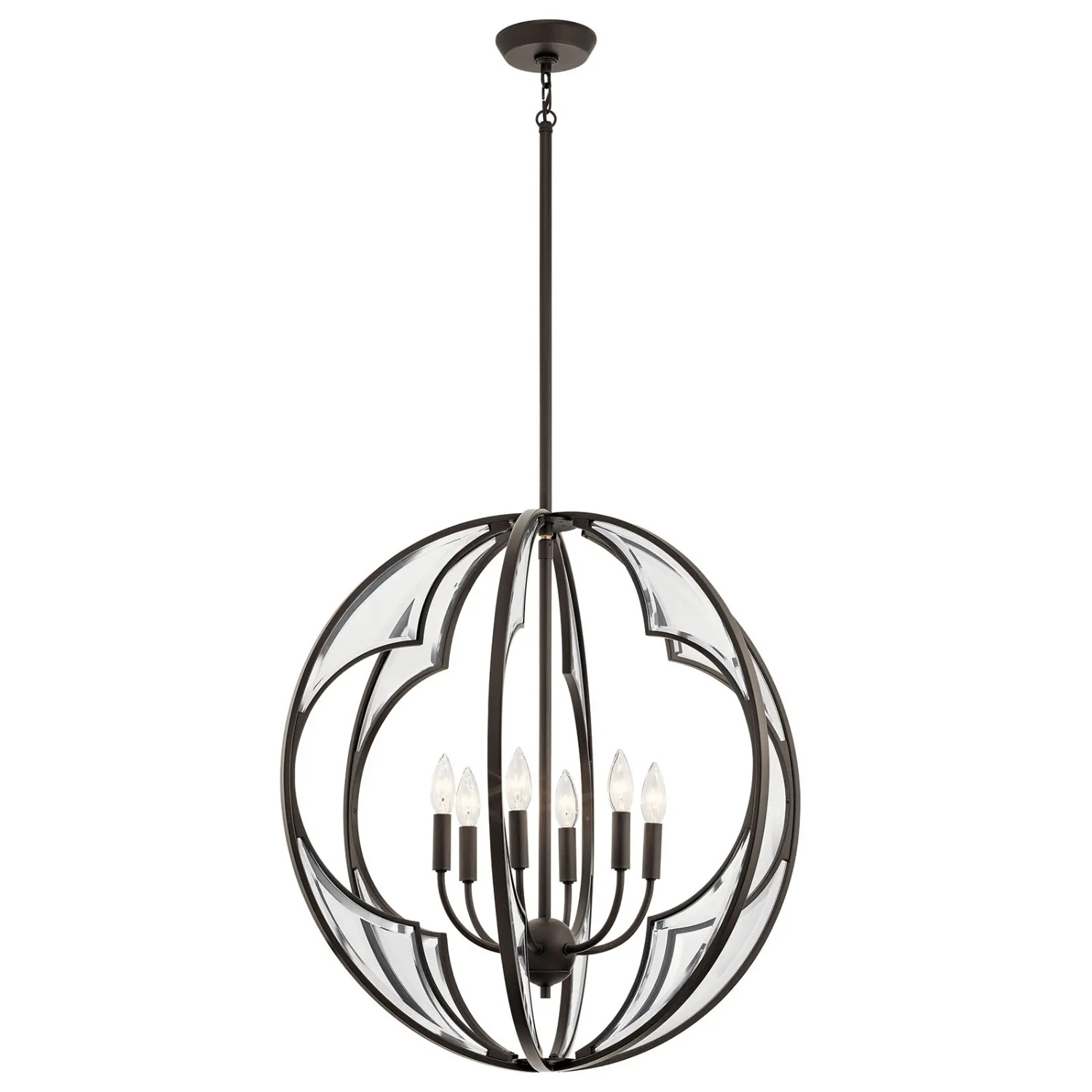 Montavello Antique Bronze Chandelier - image-4