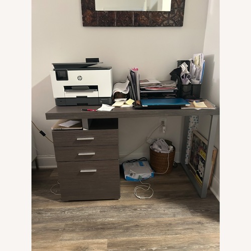 Used Wayfair Computer/Office Desk With Shelving System for sale on AptDeco