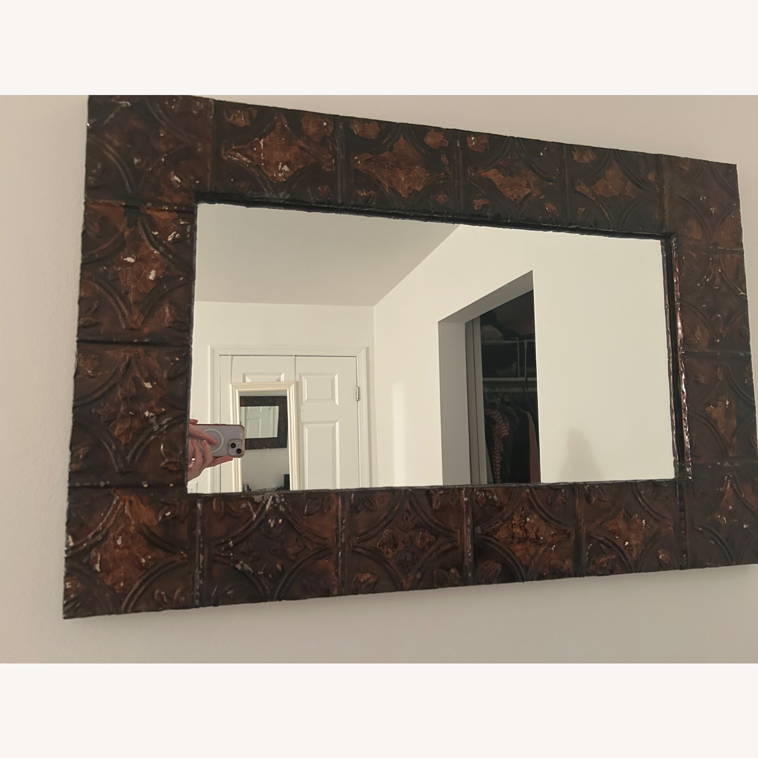 Vintage Antique Wall Mirror - image-2