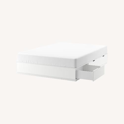 Used IKEA NORDLI King Size Bed With Storage for sale on AptDeco