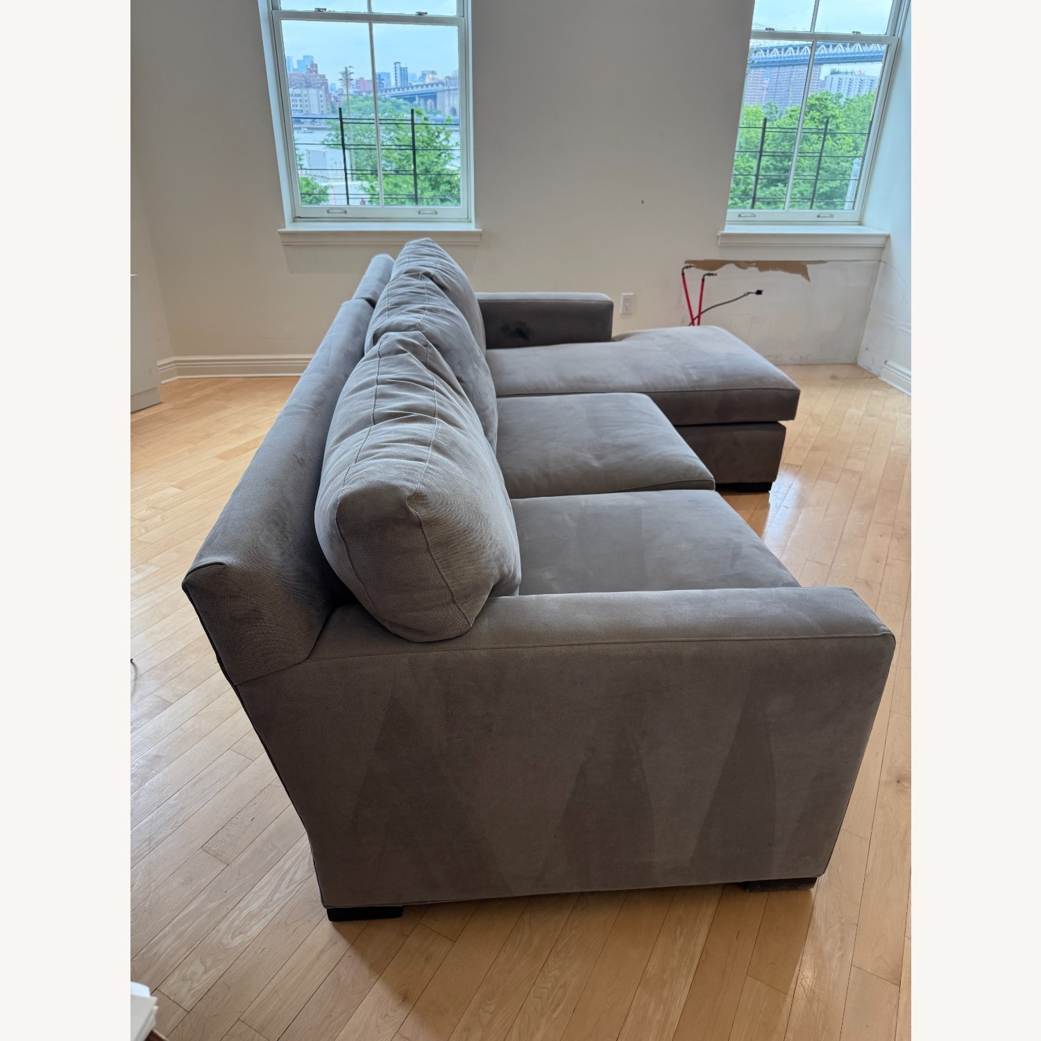 Crate & Barrel Axis 2-piece sectional sofa - image-4