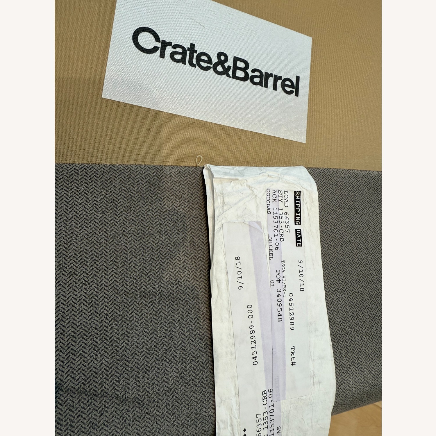 Crate & Barrel Axis 2-piece sectional sofa - image-9