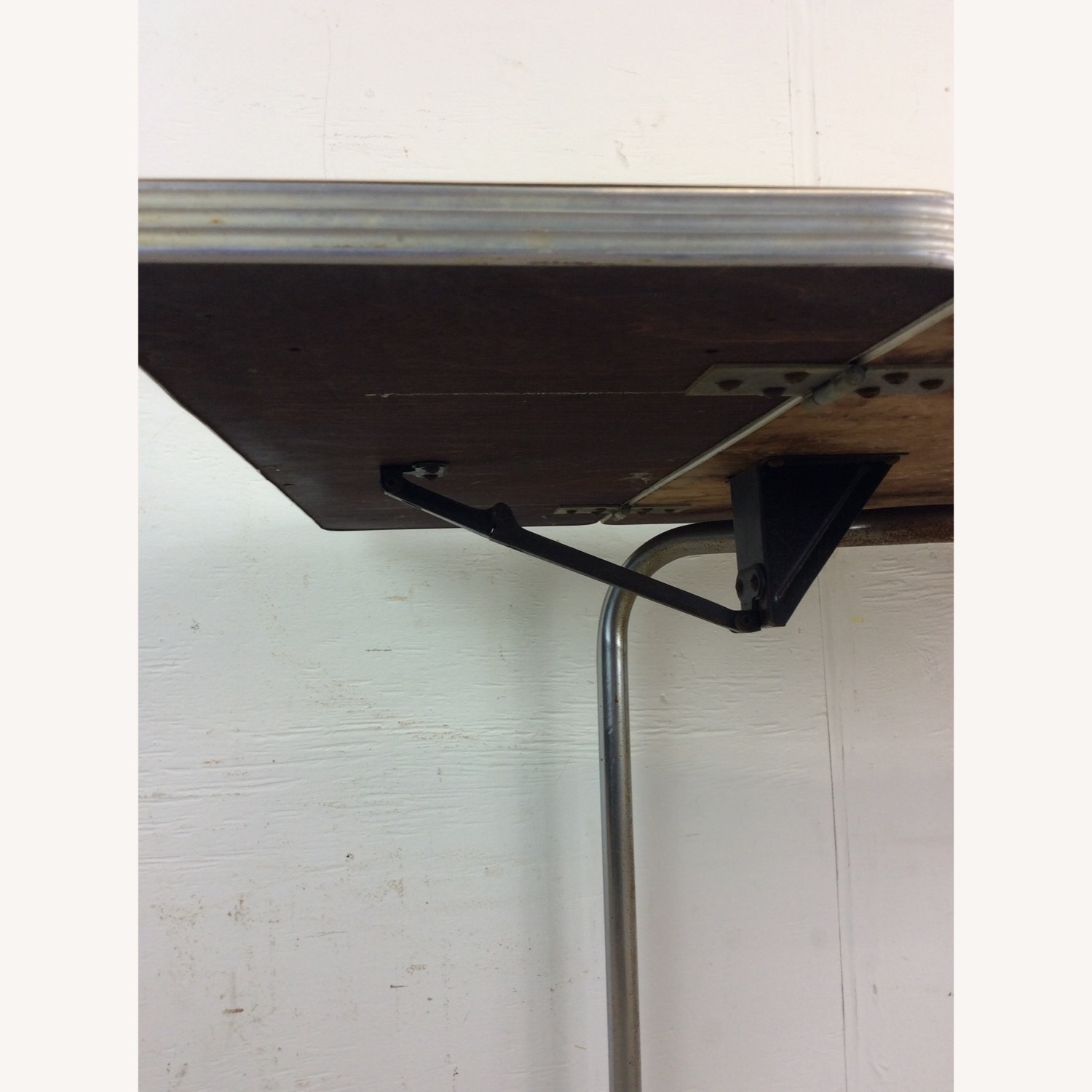 Mid Century Yellow Formica Top Table with 2 Leafs - image-21