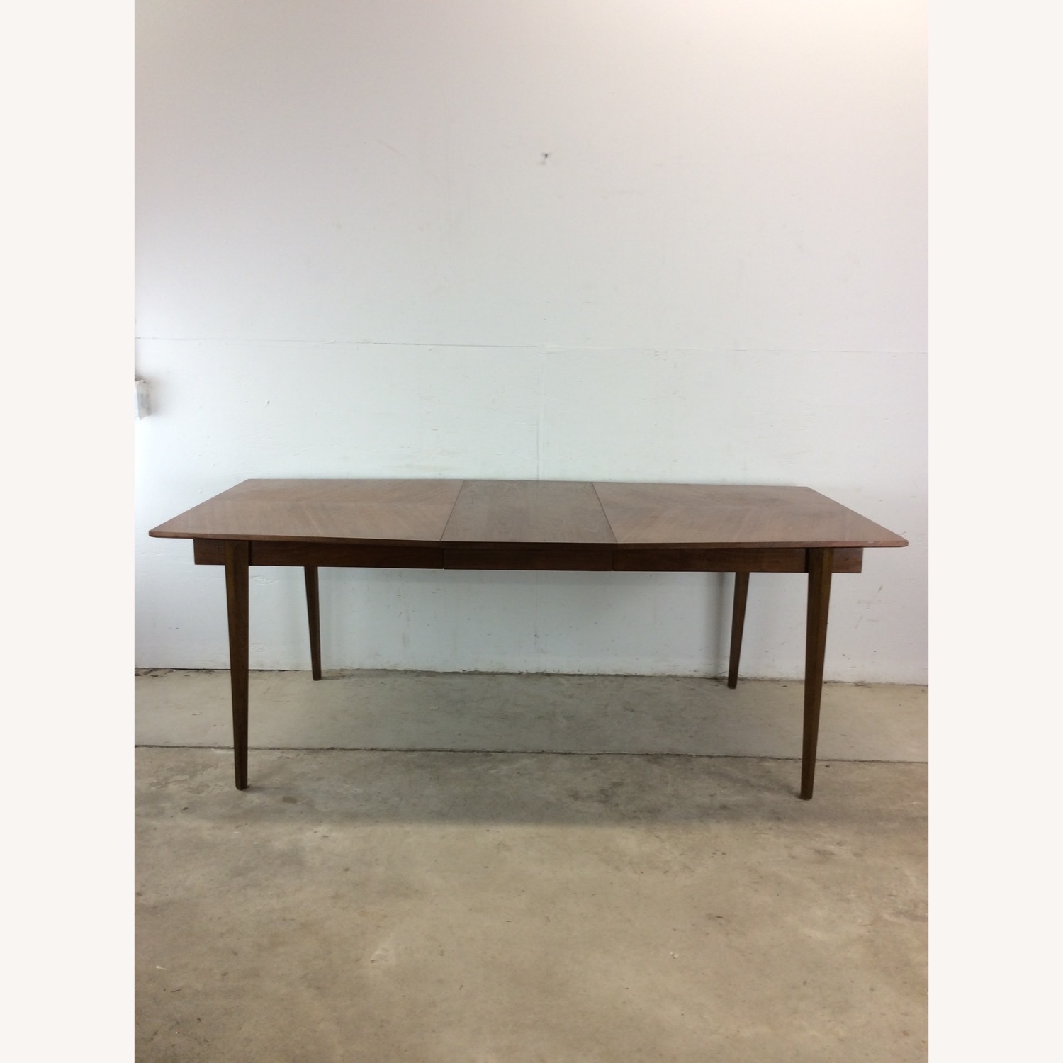 Mid Century Modern Walnut Dining Table with Leaf - image-19
