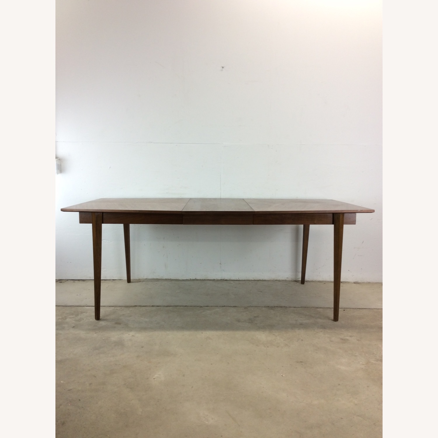 Mid Century Modern Walnut Dining Table with Leaf - image-18