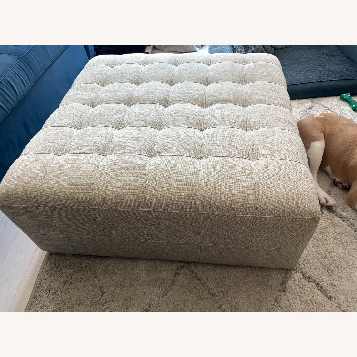 Rooms To Go L- Shaped Sectional With Ottoman - image-3