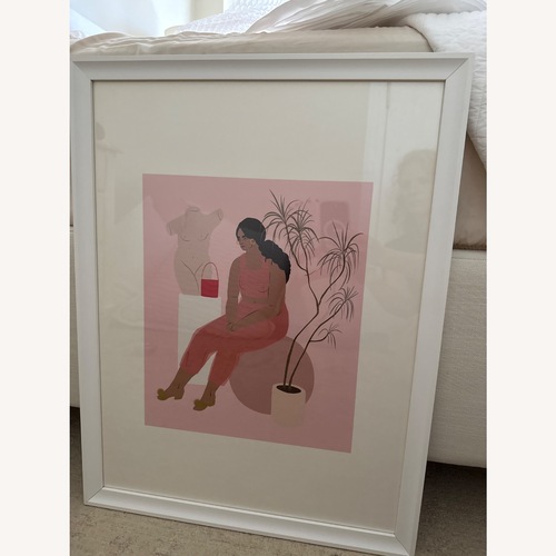 Used Pair of Wall Art- Women Chilling for sale on AptDeco