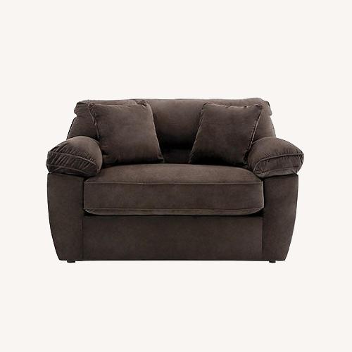 Used Raymour & Flanigan Microfiber Sleeper Sofa for sale on AptDeco
