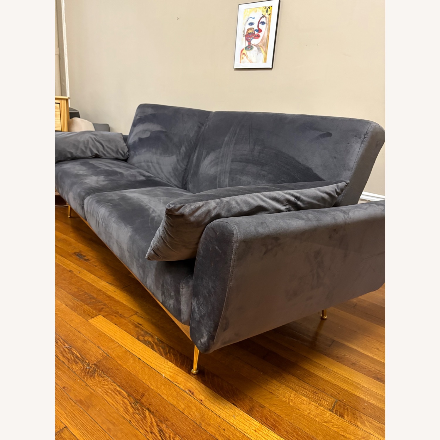 Gray Sofa Bed by East Urban Home - image-2