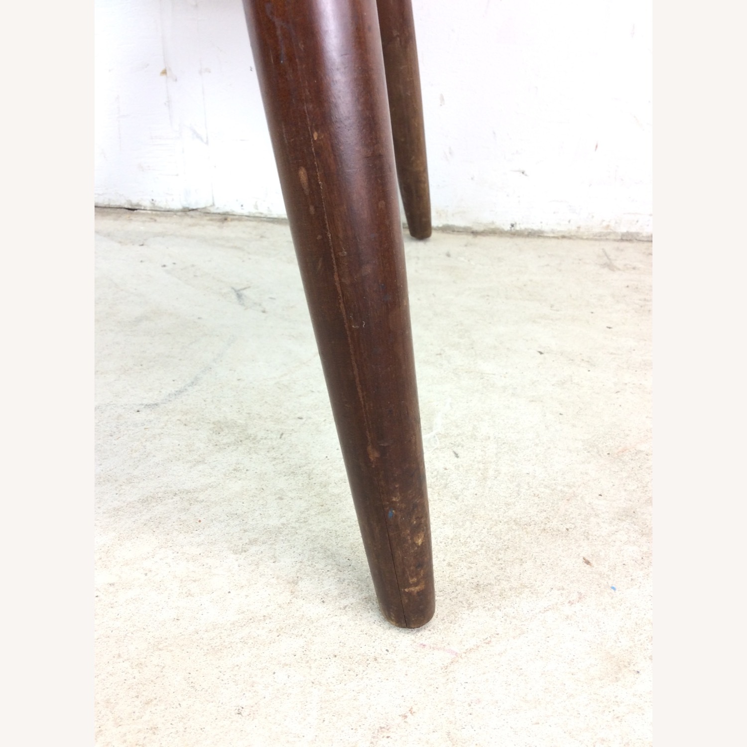 Mid Century Modern Walnut Accent Chair with Arms - image-22