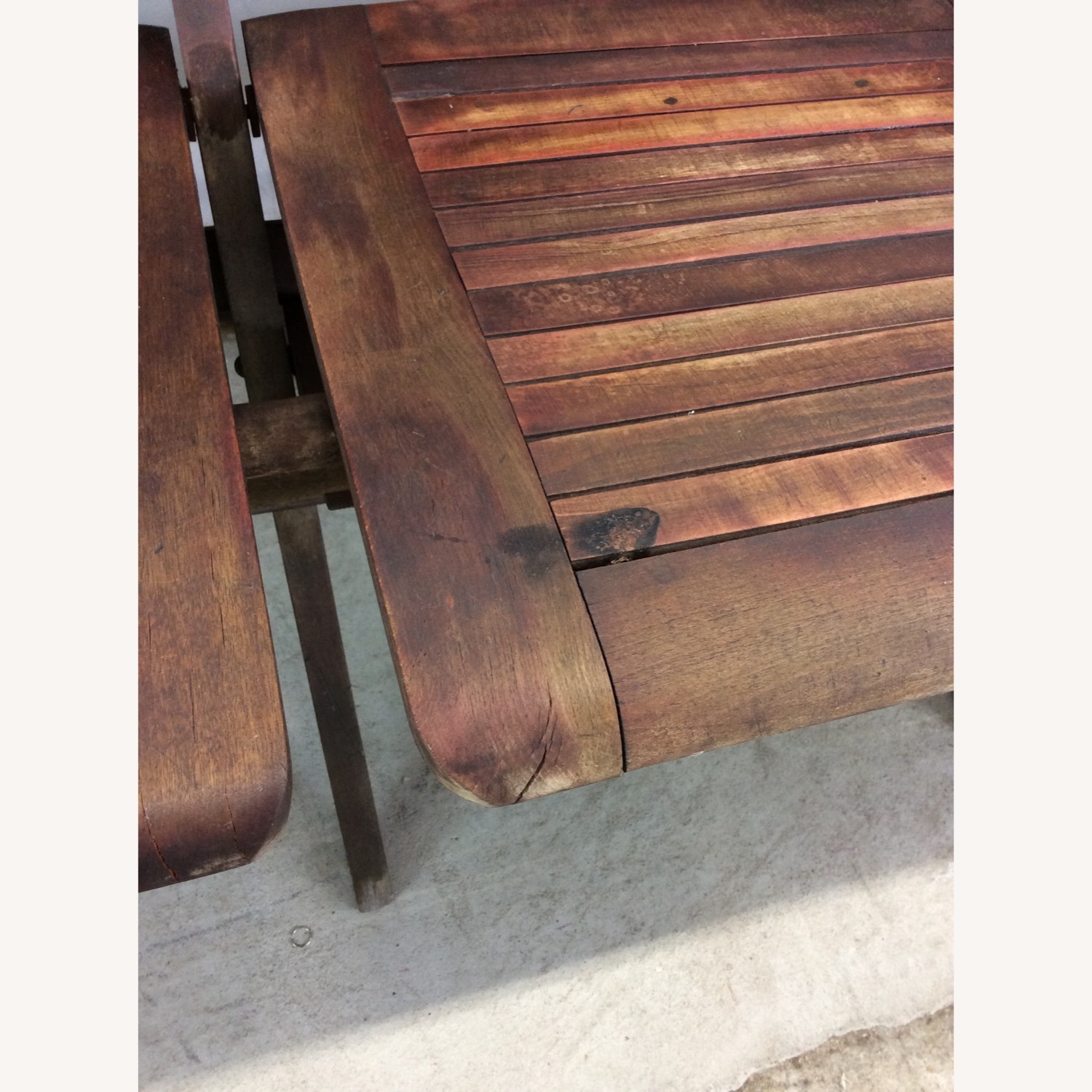 Antique Set of 4 Folding Theater Seats - image-9