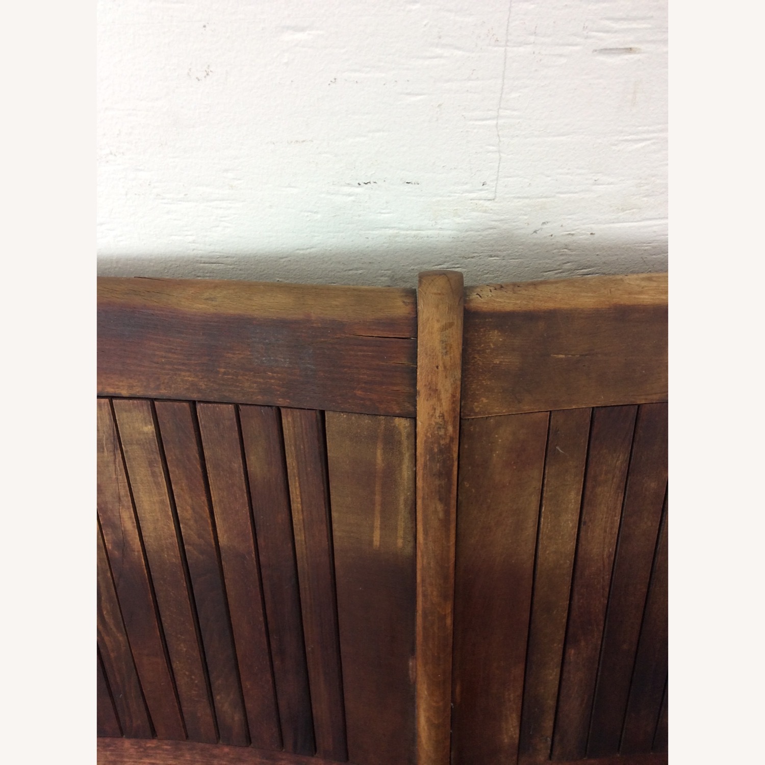 Antique Set of 4 Folding Theater Seats - image-7