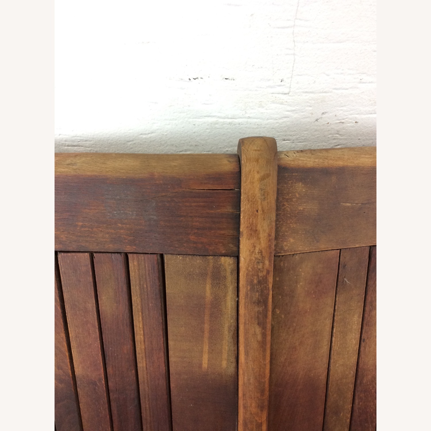 Antique Set of 4 Folding Theater Seats - image-11