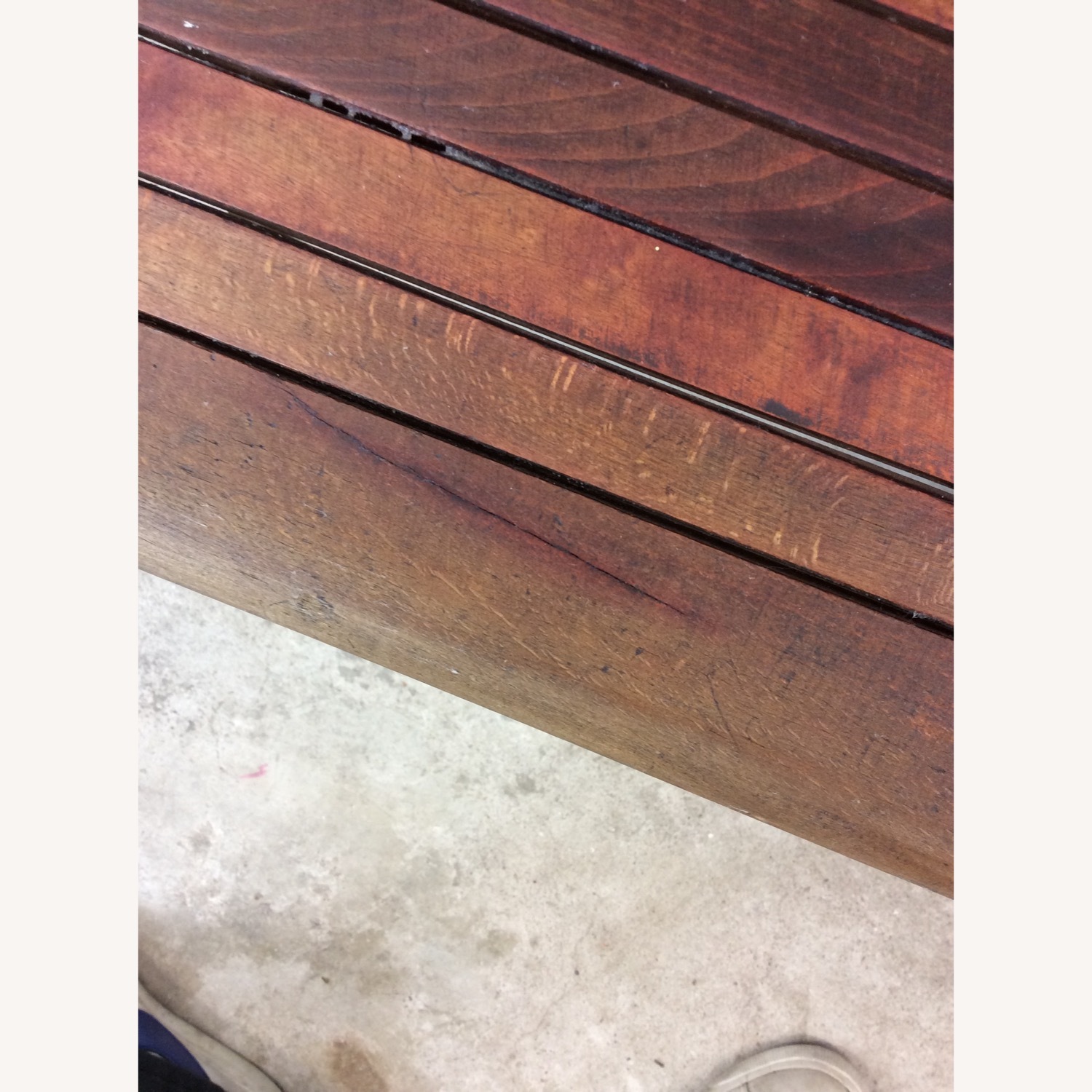 Antique Set of 4 Folding Theater Seats - image-8