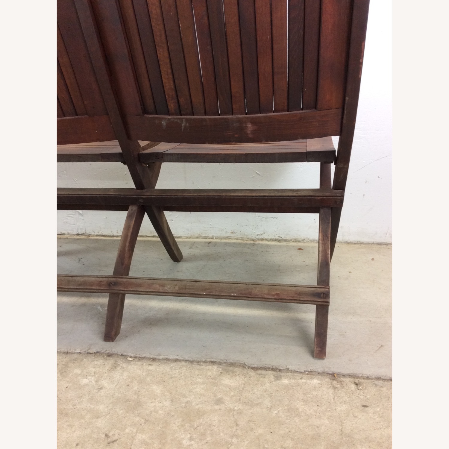 Antique Set of 4 Folding Theater Seats - image-22