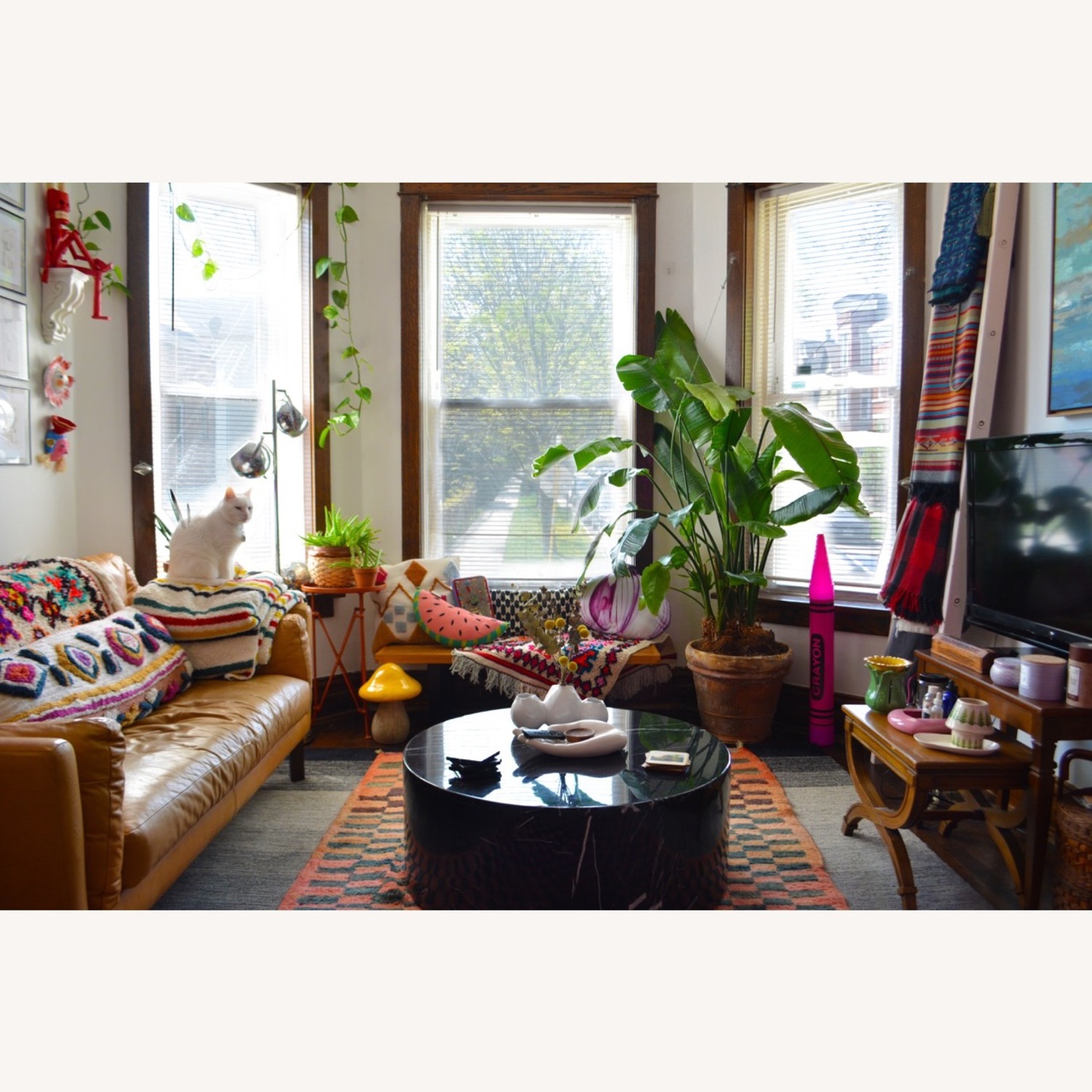 Monolith Drum Coffee Table - image-3