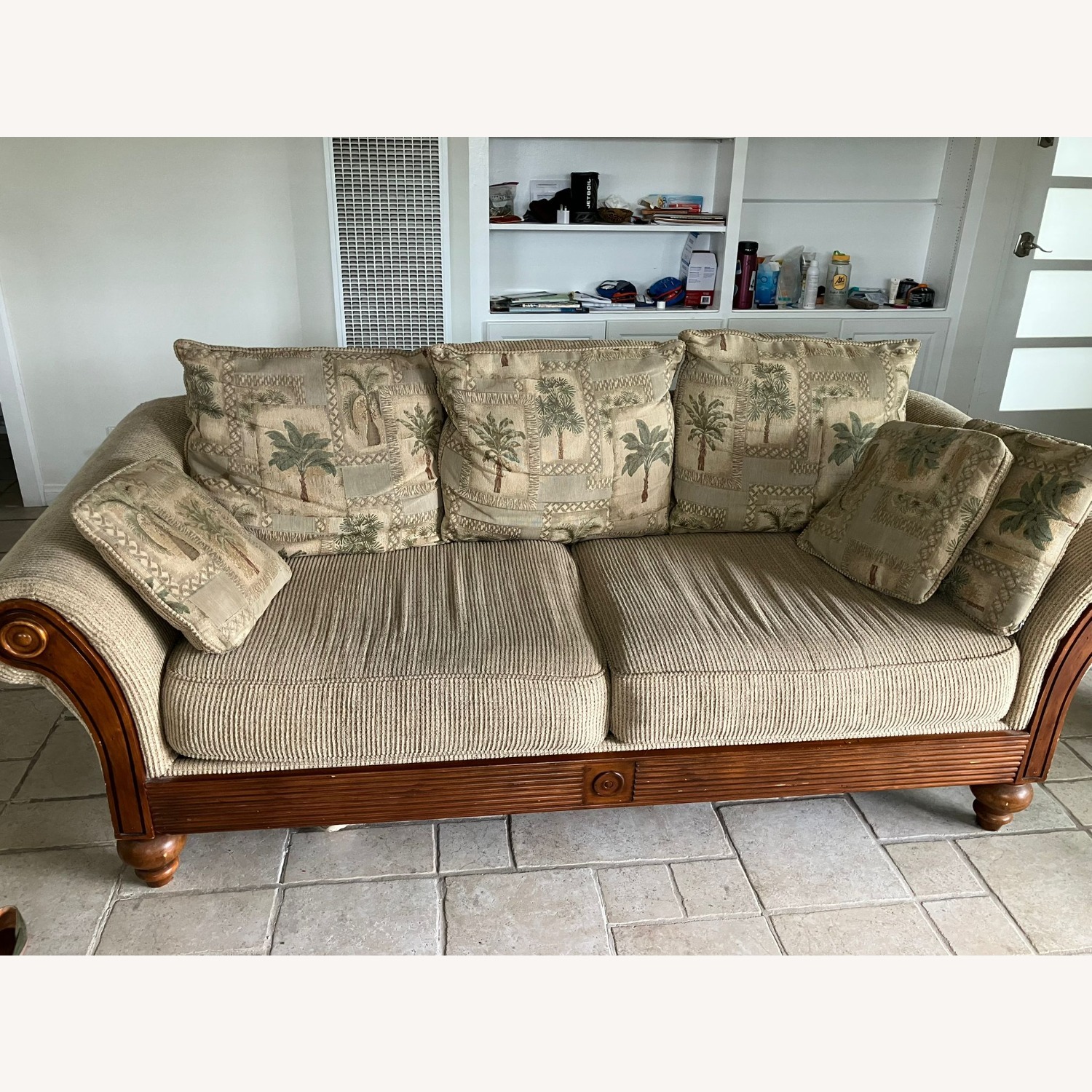 Klaussner Traditional Rolled Arm Sofa - image-1