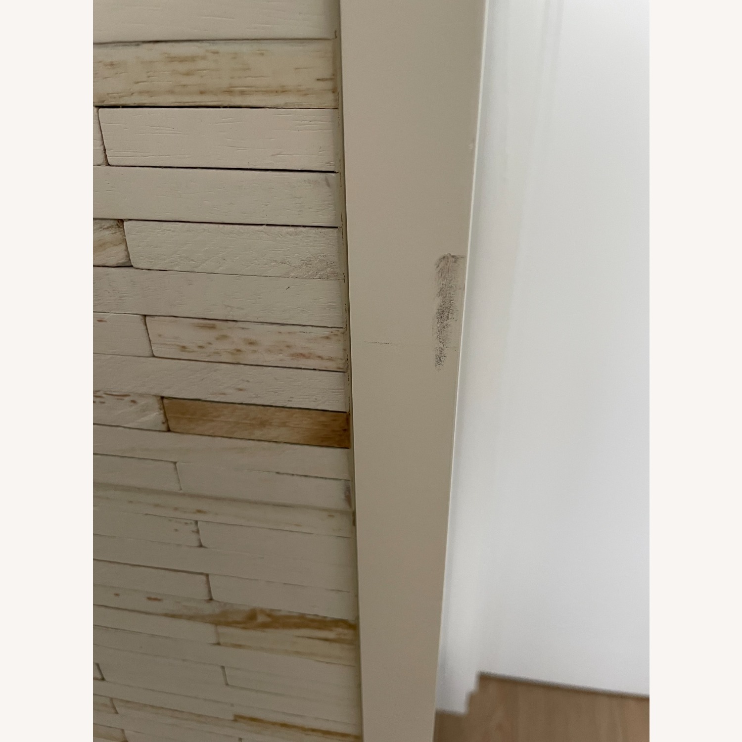 West Elm Wood Tiled 5-Drawer Dresser, White - image-4