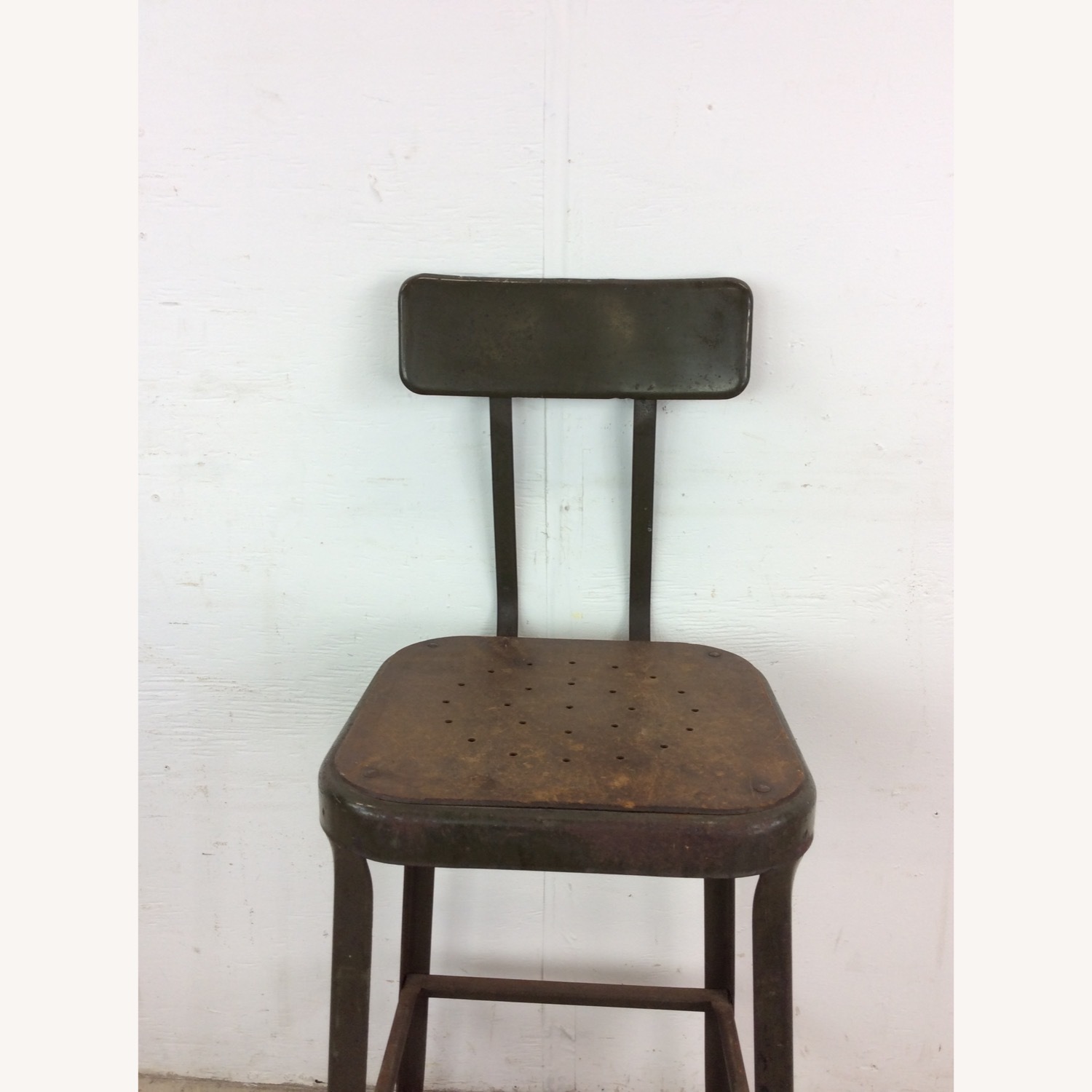 Mid Century Industrial Style Stool  - image-4