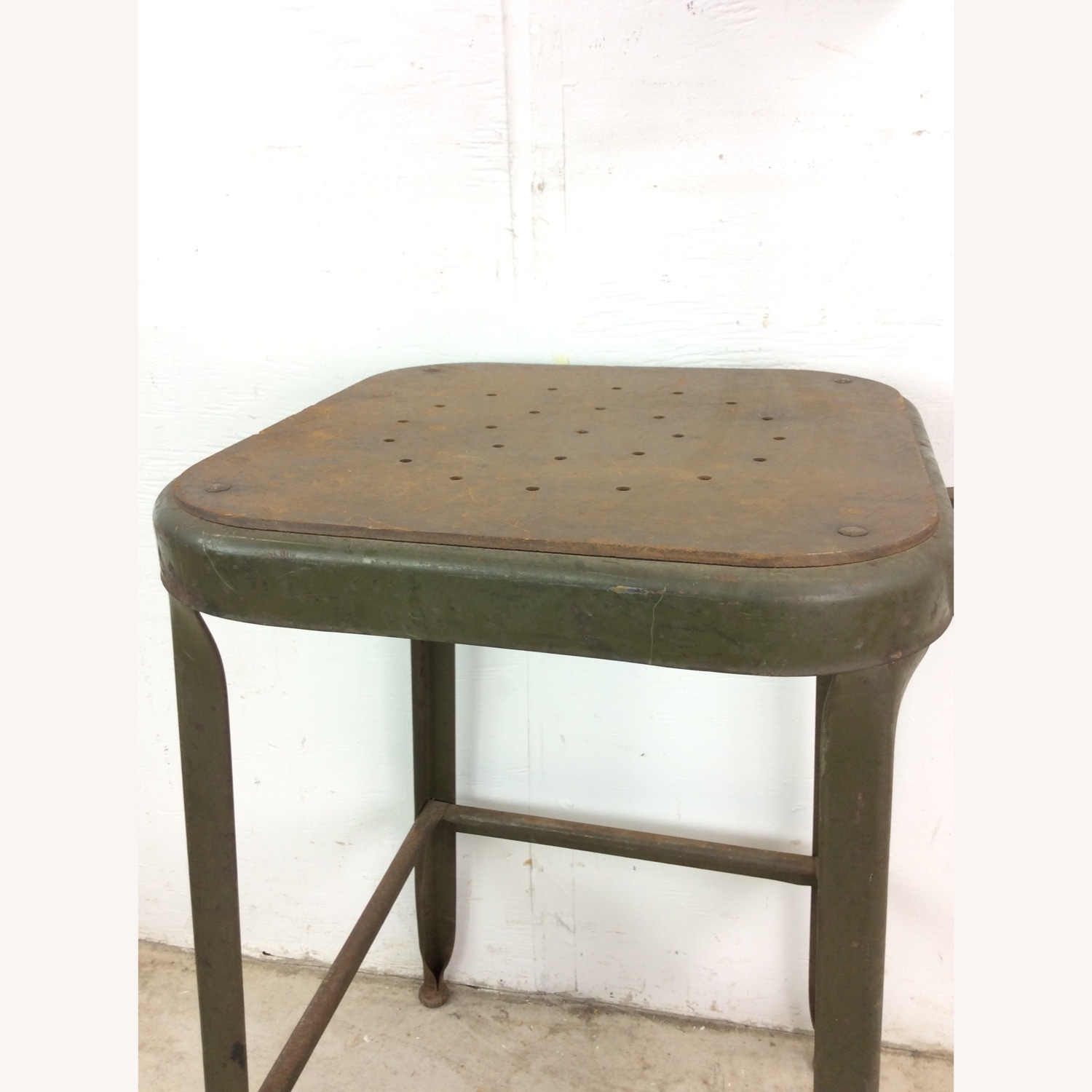 Mid Century Industrial Style Stool  - image-13