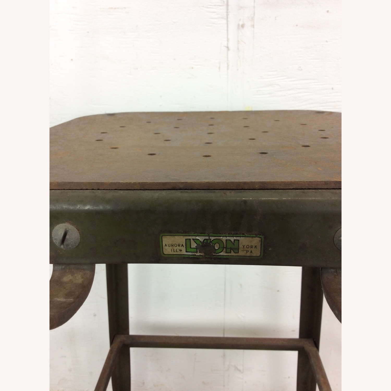 Mid Century Industrial Style Stool  - image-18