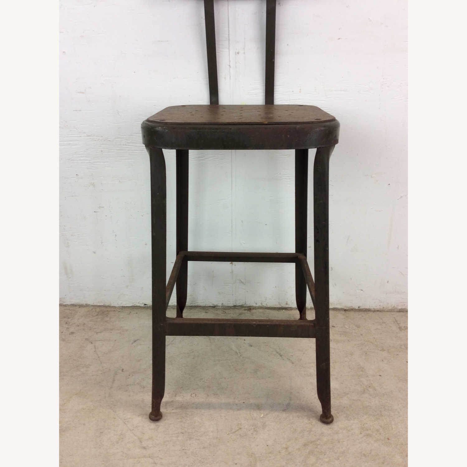 Mid Century Industrial Style Stool  - image-5