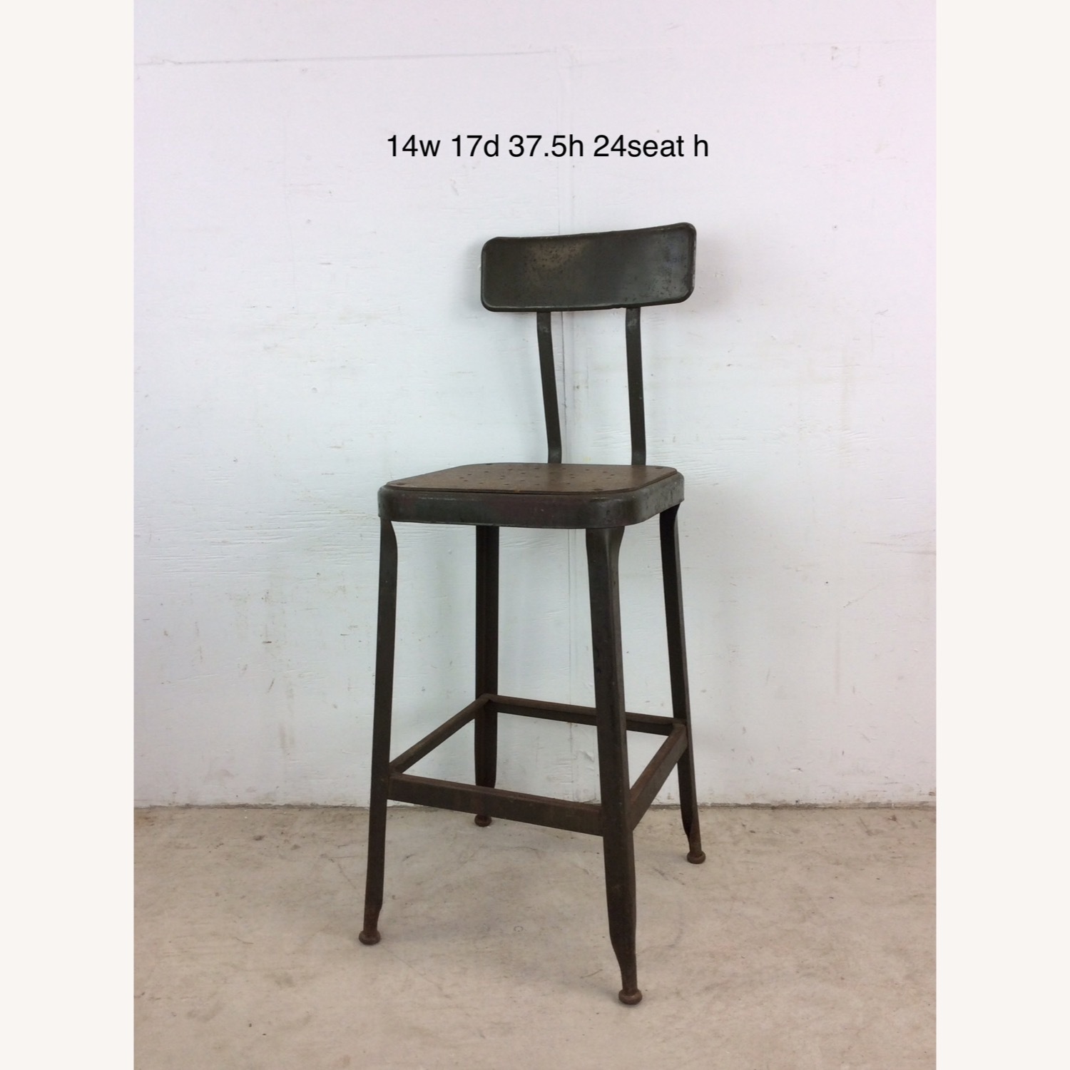 Mid Century Industrial Style Stool  - image-23