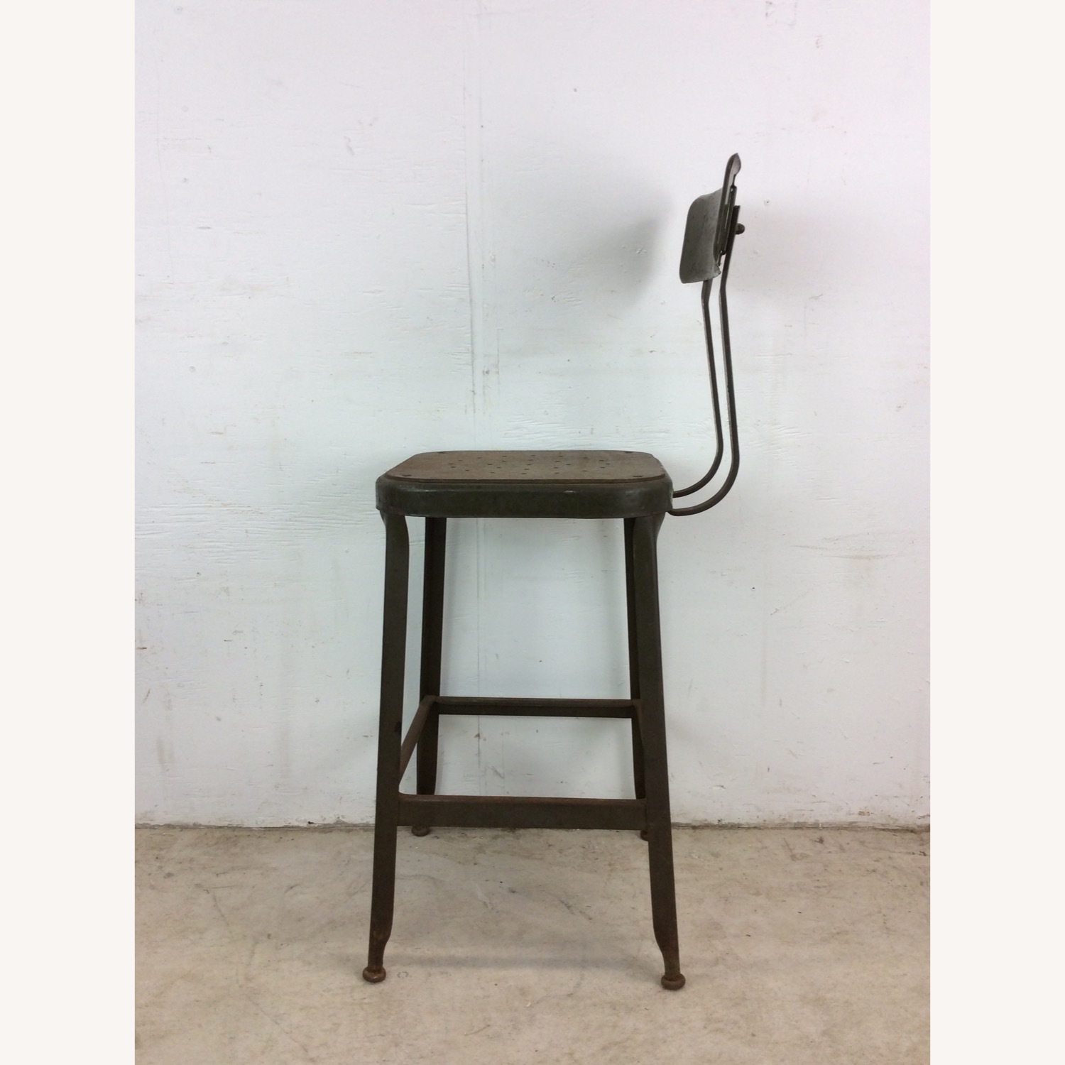 Mid Century Industrial Style Stool  - image-12