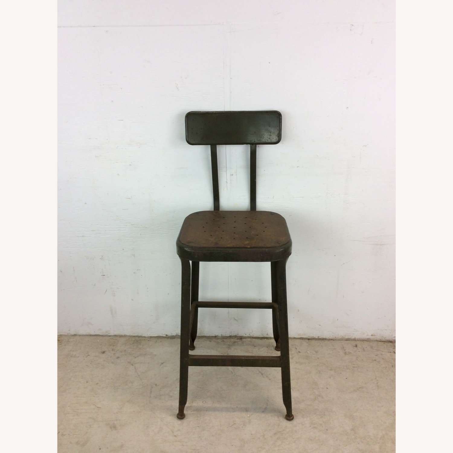 Mid Century Industrial Style Stool  - image-3