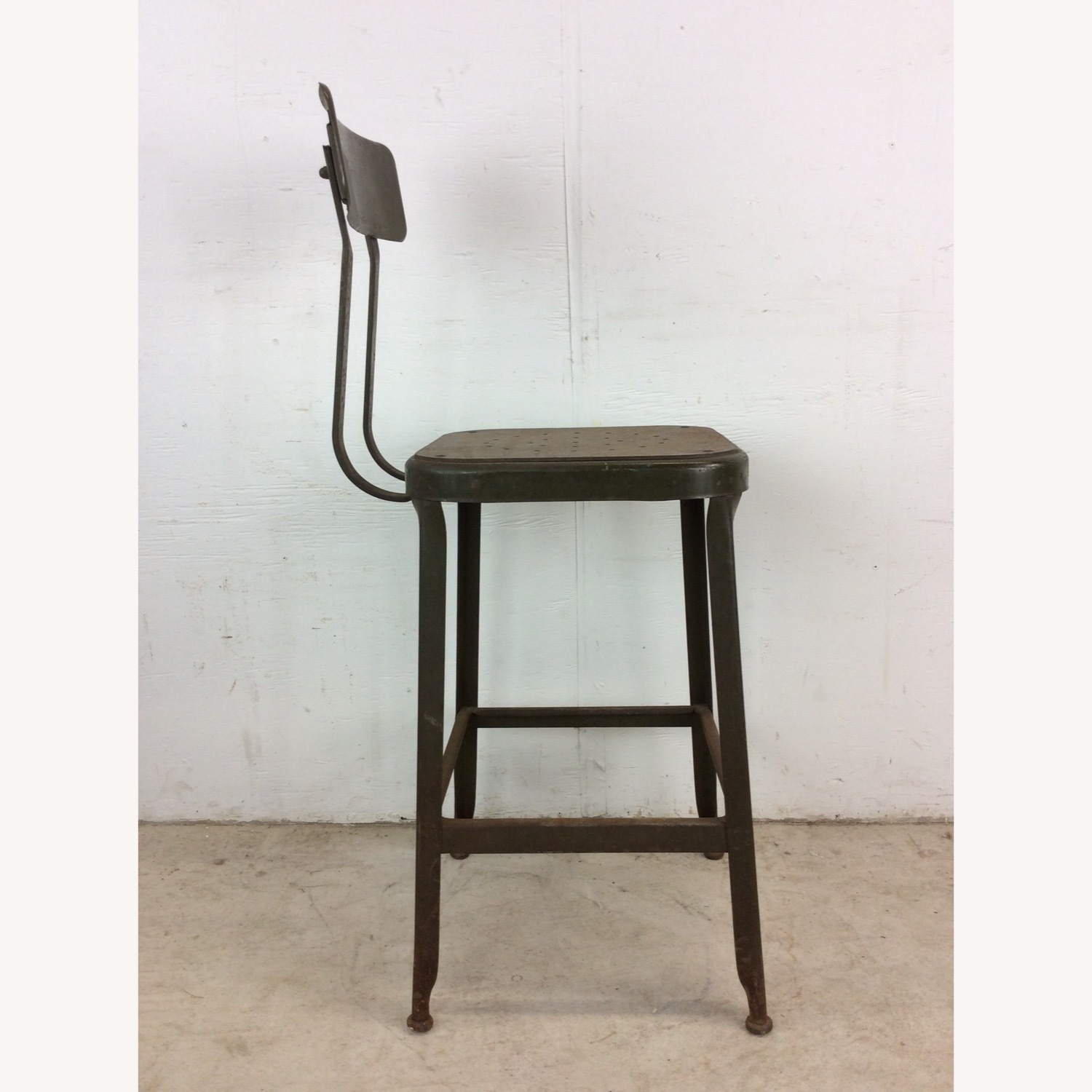 Mid Century Industrial Style Stool  - image-21
