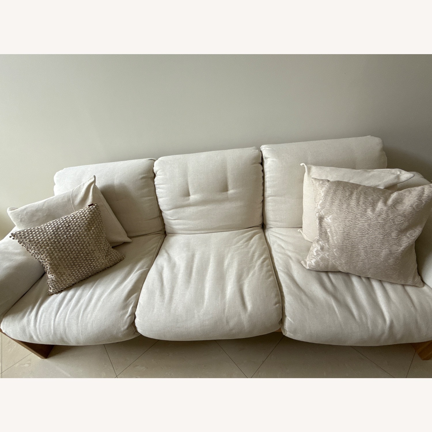 Crate & Barrel Shinola Runwell Wood Frame Sofa - image-4