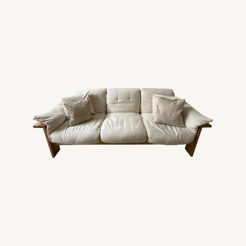 Used Crate & Barrel Shinola Runwell Wood Frame Sofa for sale on AptDeco