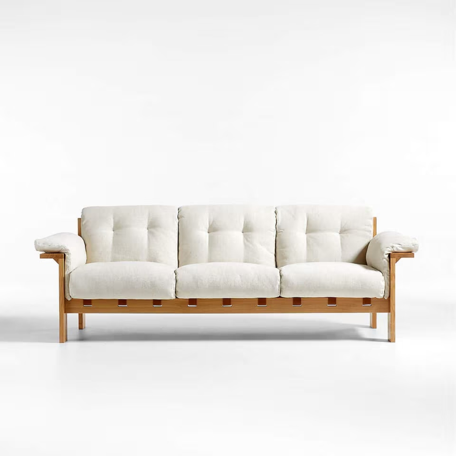 Crate & Barrel Shinola Runwell Wood Frame Sofa - image-6