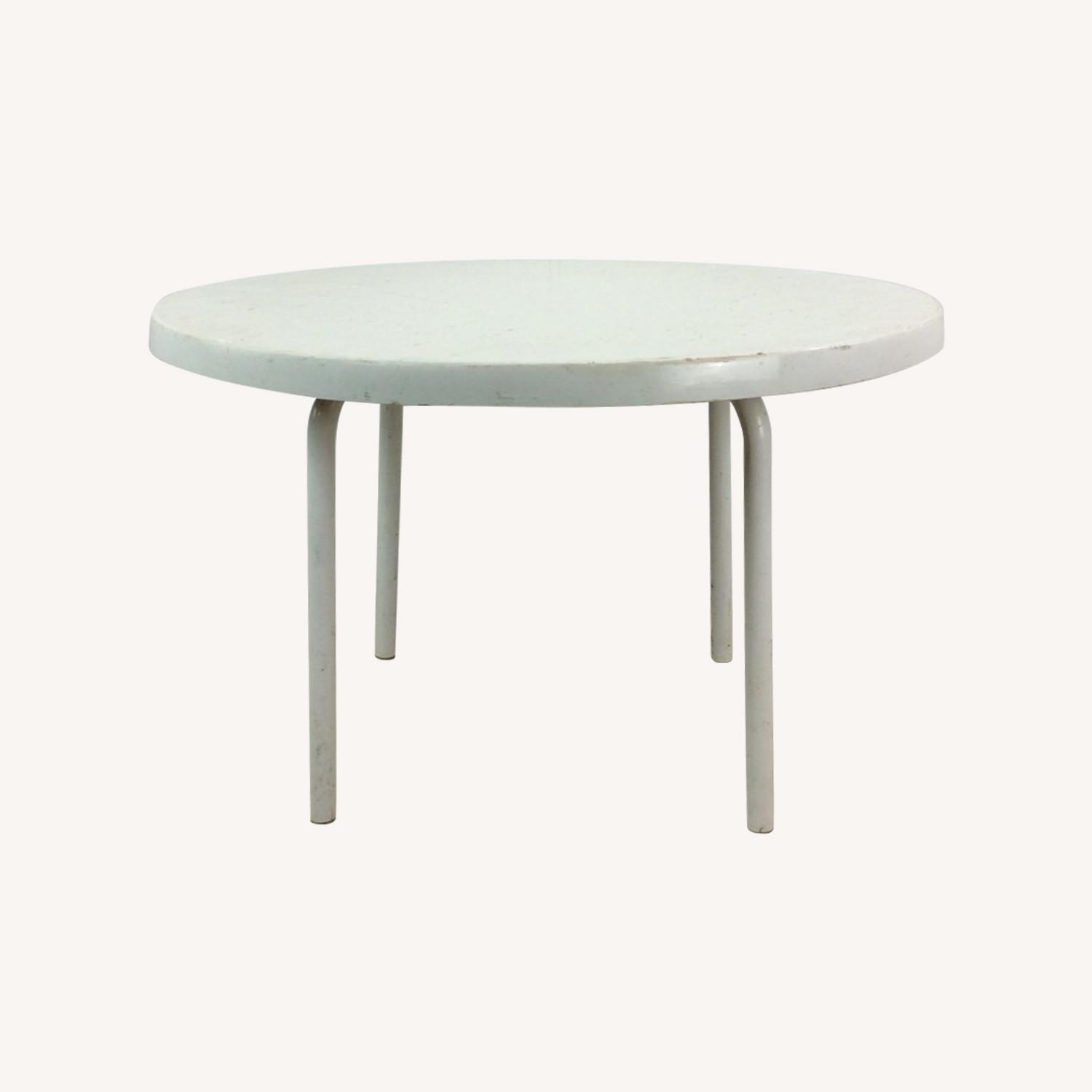 Mid Century Outdoor Patio Cocktail Table  - image-0