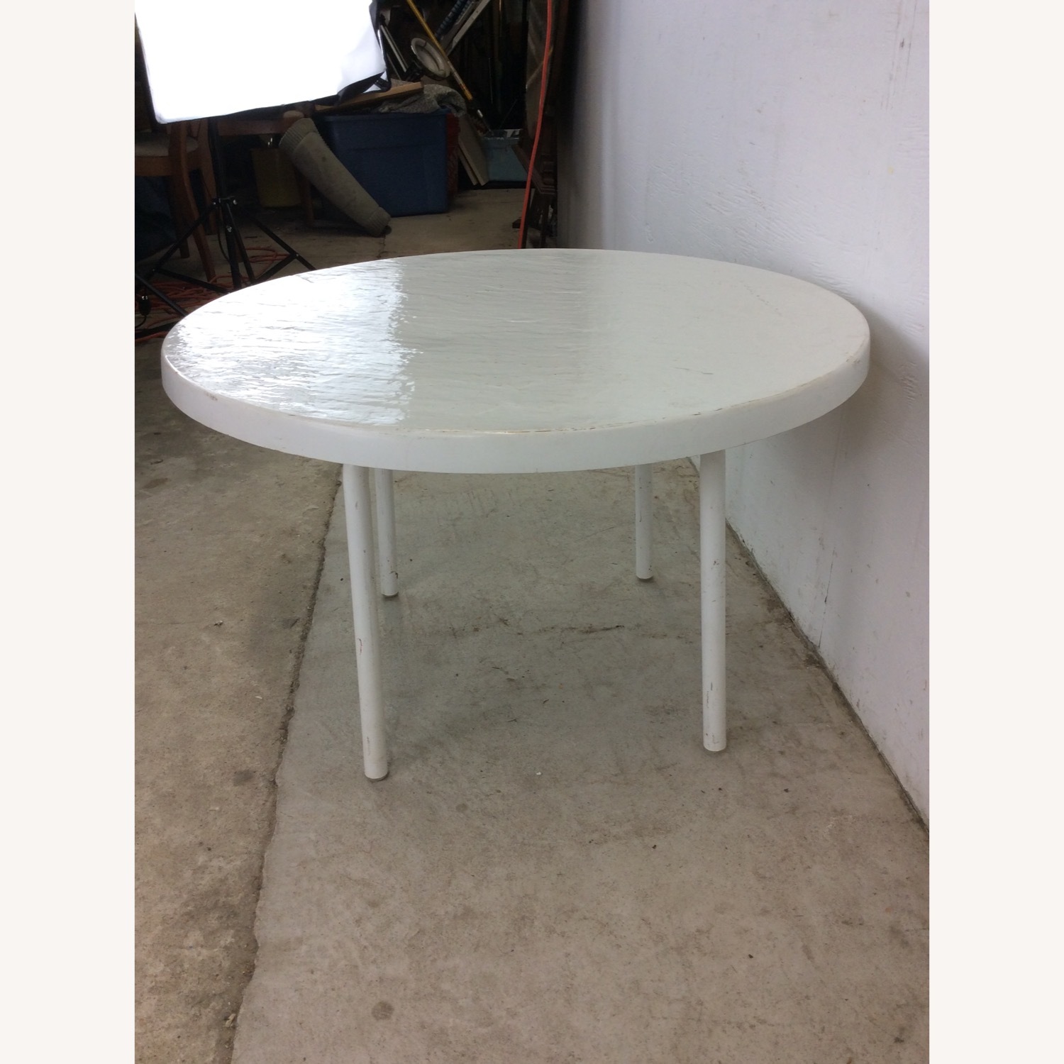 Mid Century Outdoor Patio Cocktail Table  - image-11