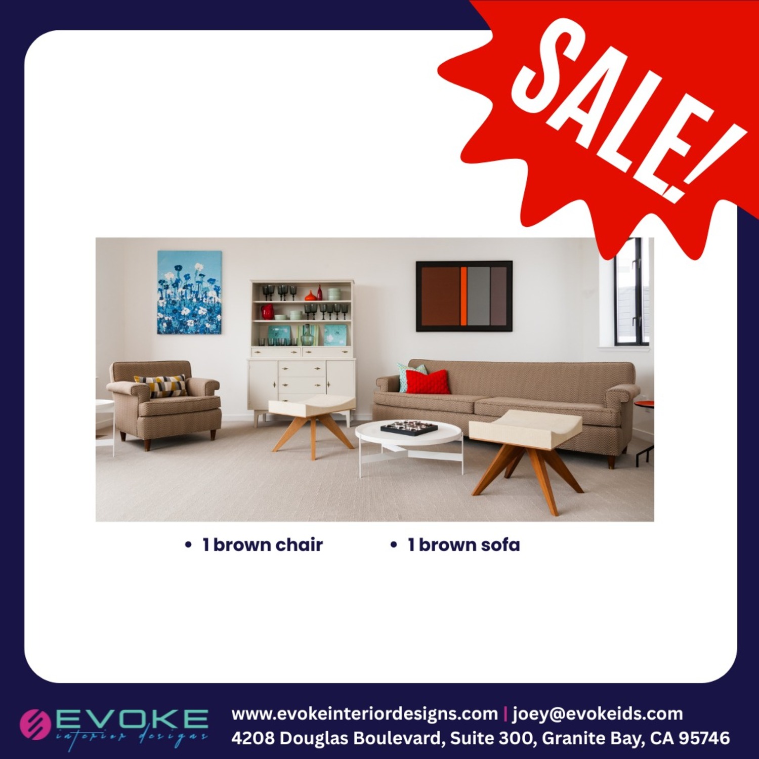 Upholstered Sofa - image-1