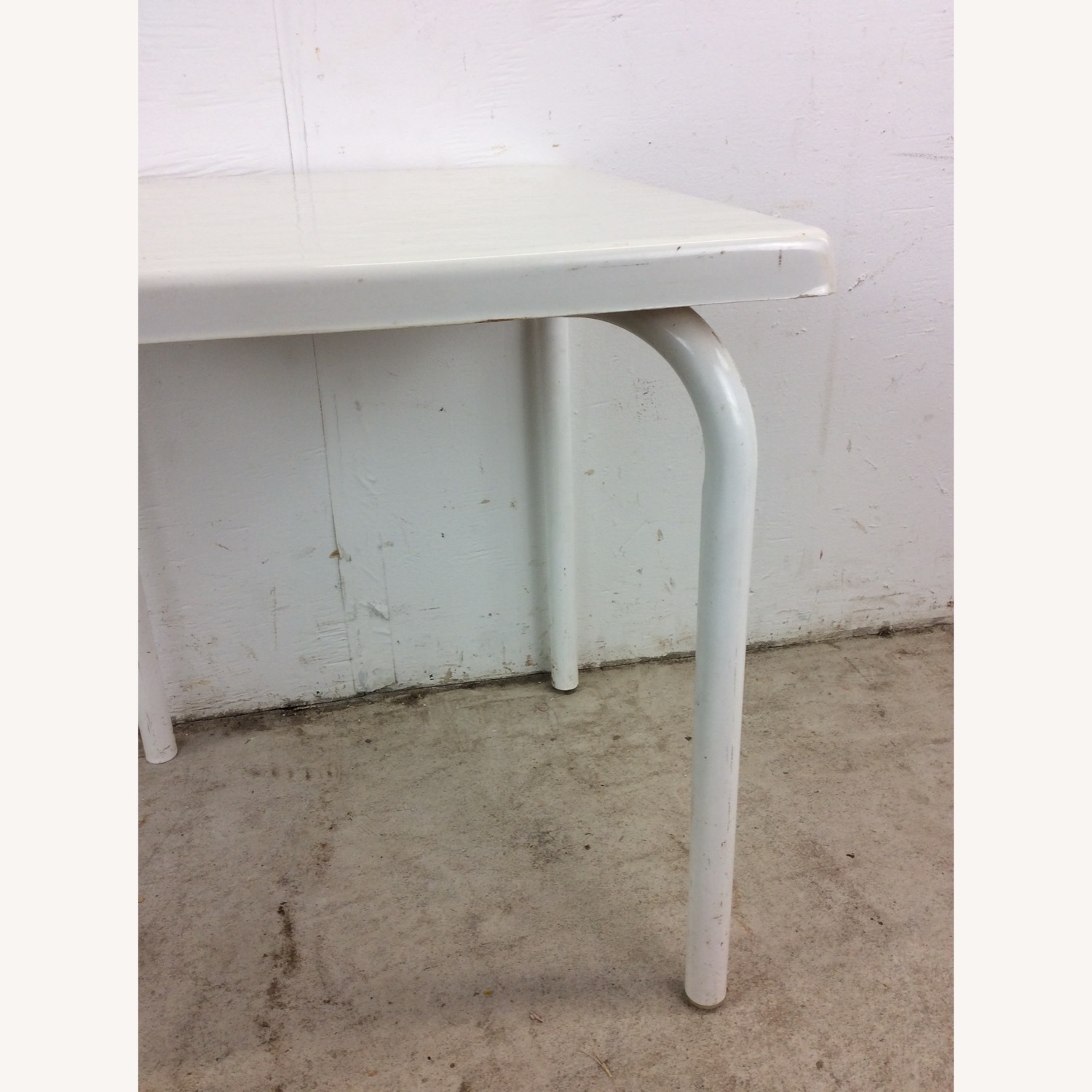 Mid Century Patio End Table with Fiberglass Top - image-7