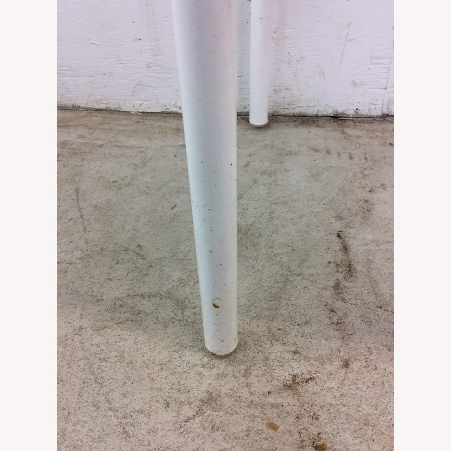 Mid Century Patio End Table with Fiberglass Top - image-11