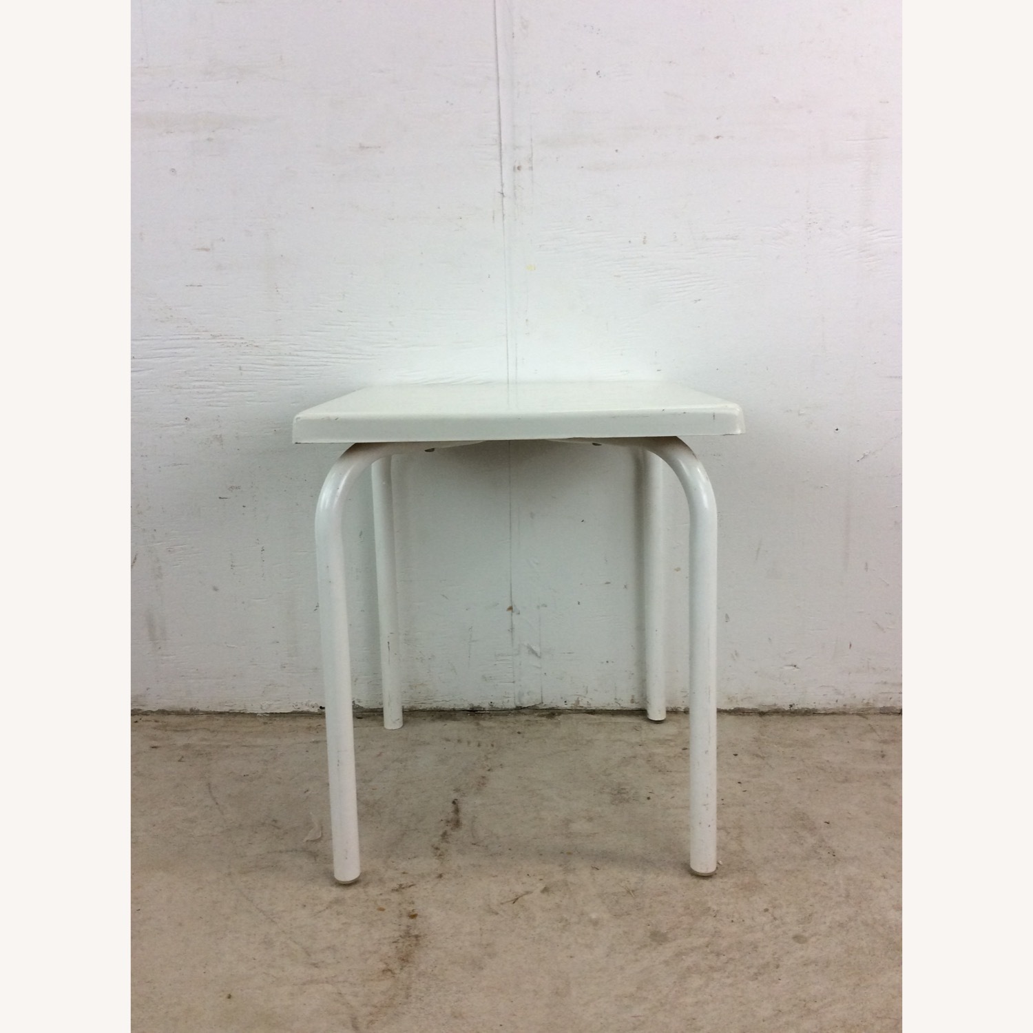 Mid Century Patio End Table with Fiberglass Top - image-2