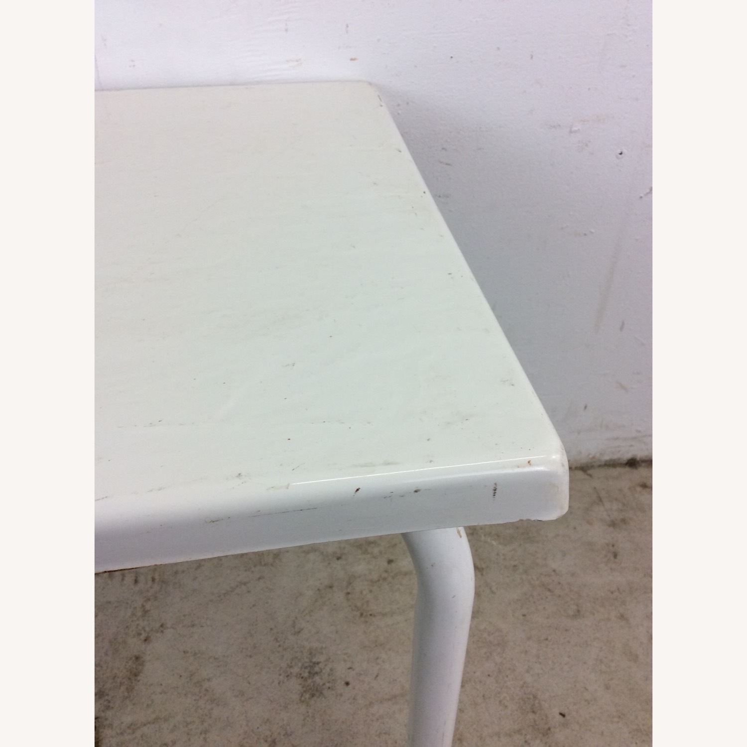 Mid Century Patio End Table with Fiberglass Top - image-5