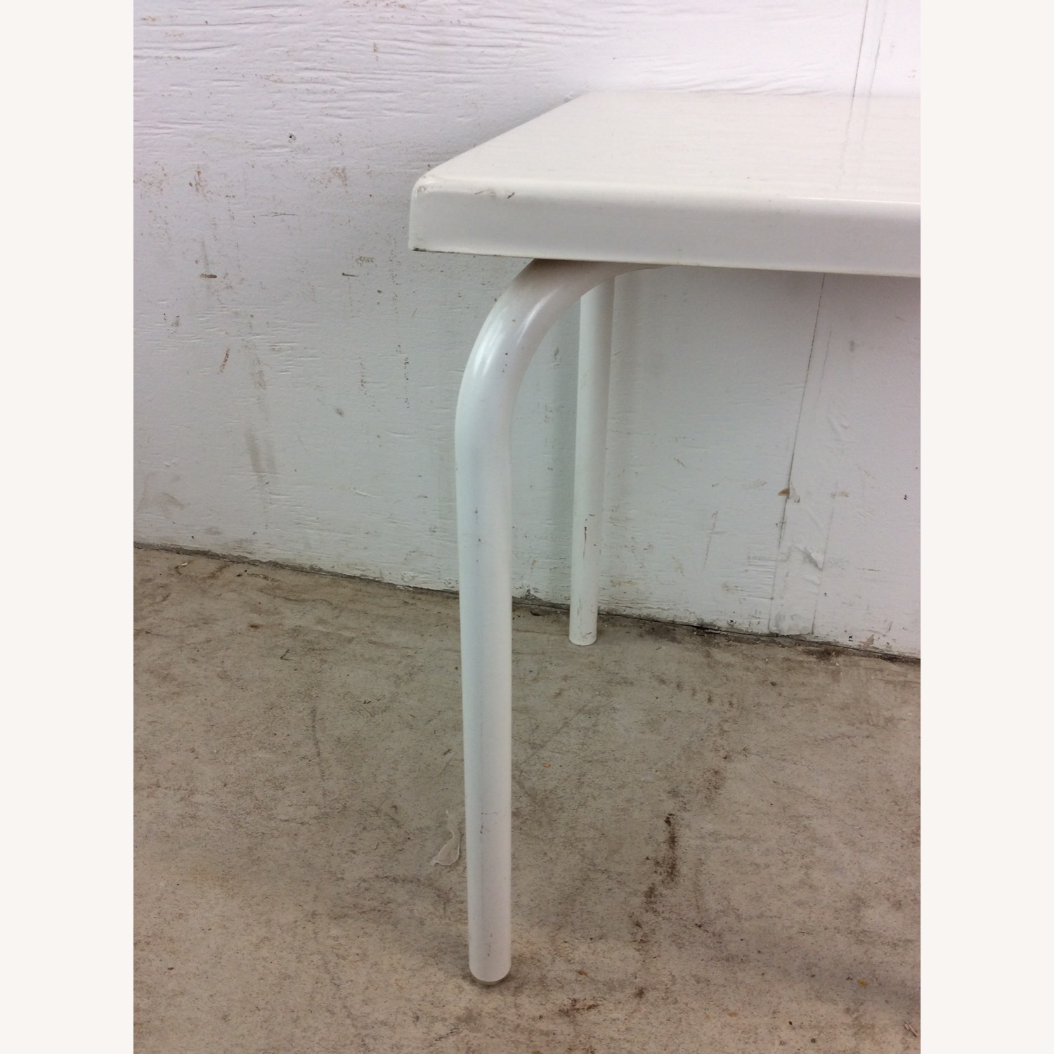 Mid Century Patio End Table with Fiberglass Top - image-6
