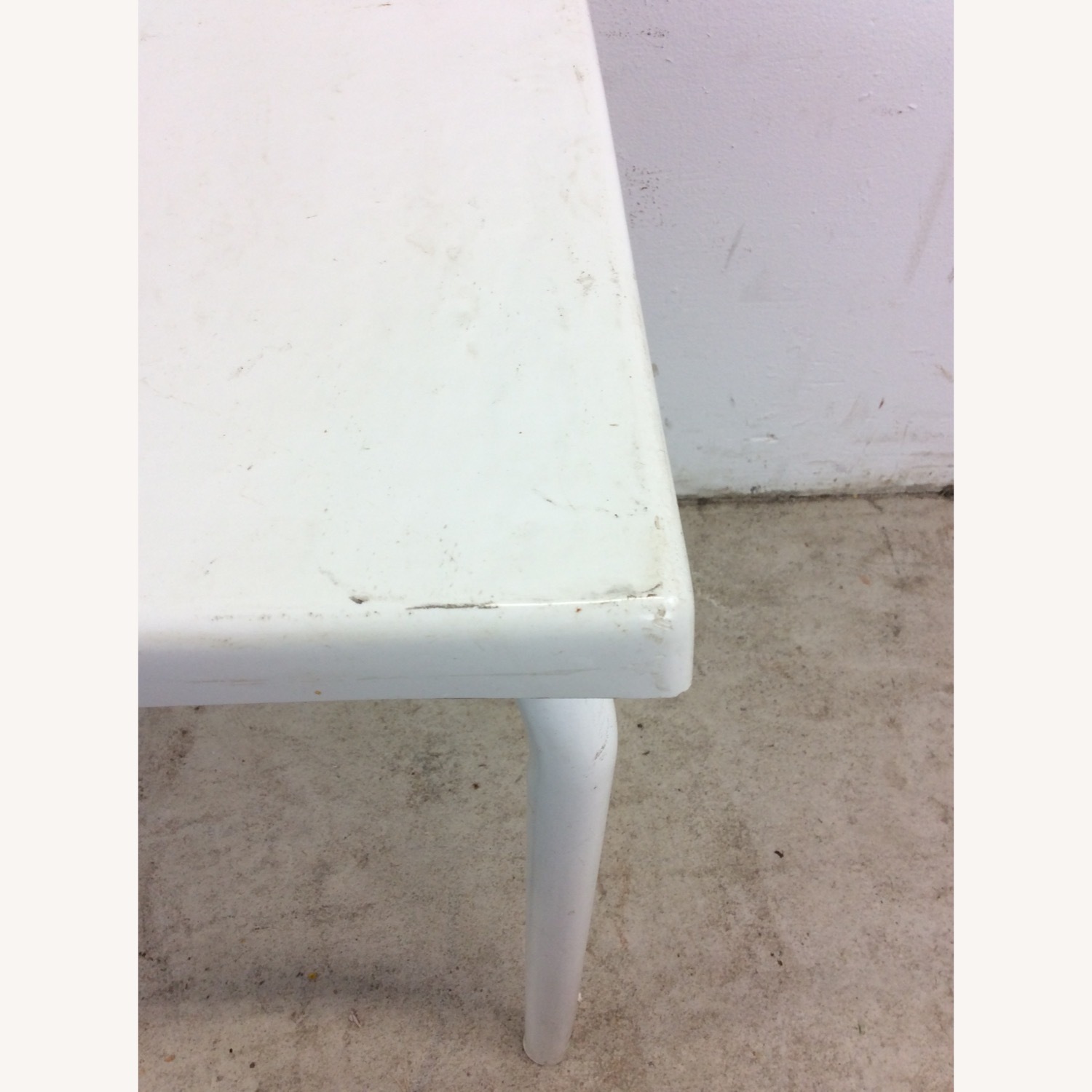 Mid Century Patio End Table with Fiberglass Top - image-12
